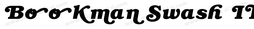 Bookman Swash ITC Me字体转换